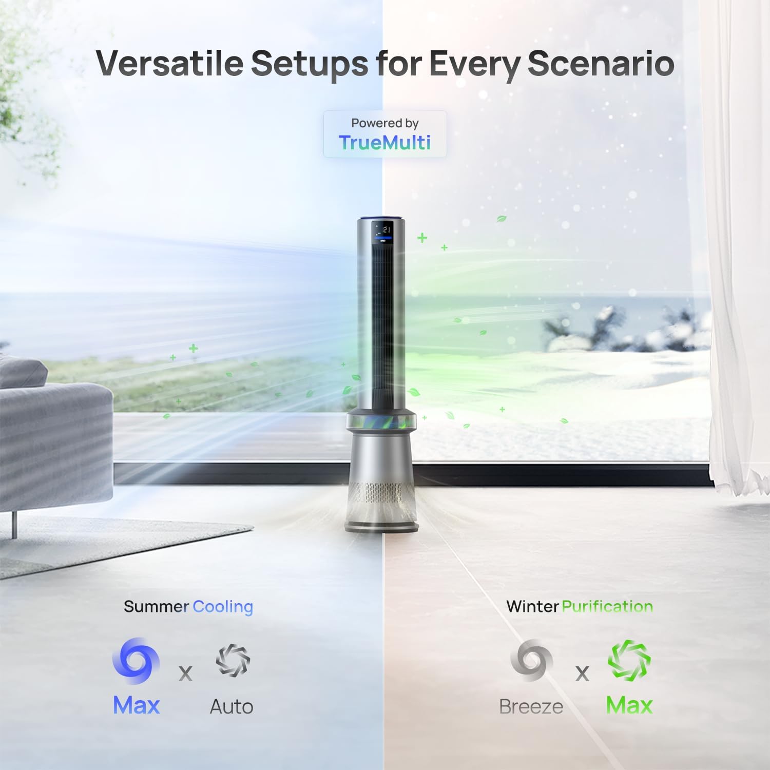 Air Purifier Tower Fan