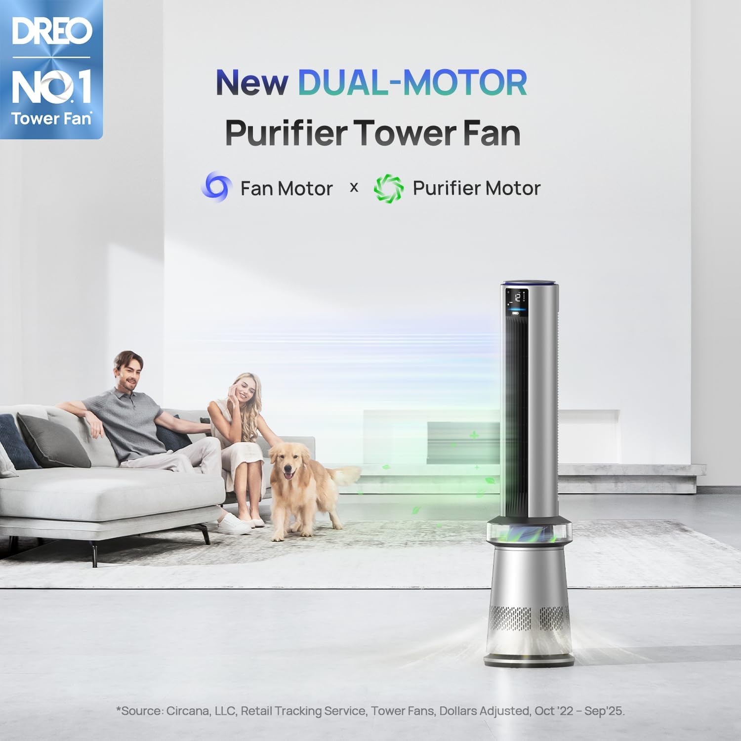 Air Purifier Tower Fan