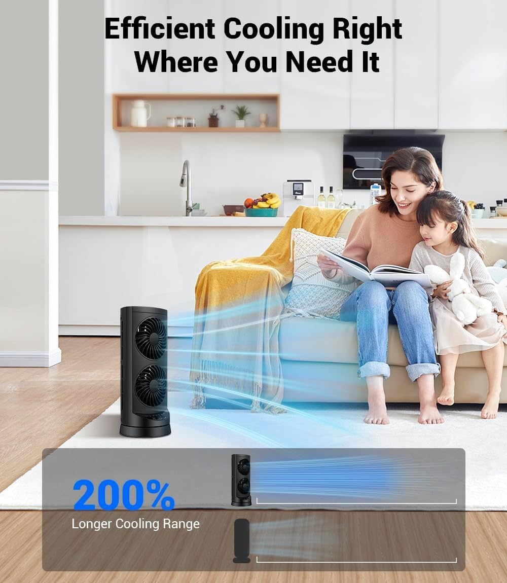 Tower Cooling Fans that Blow Cold Air