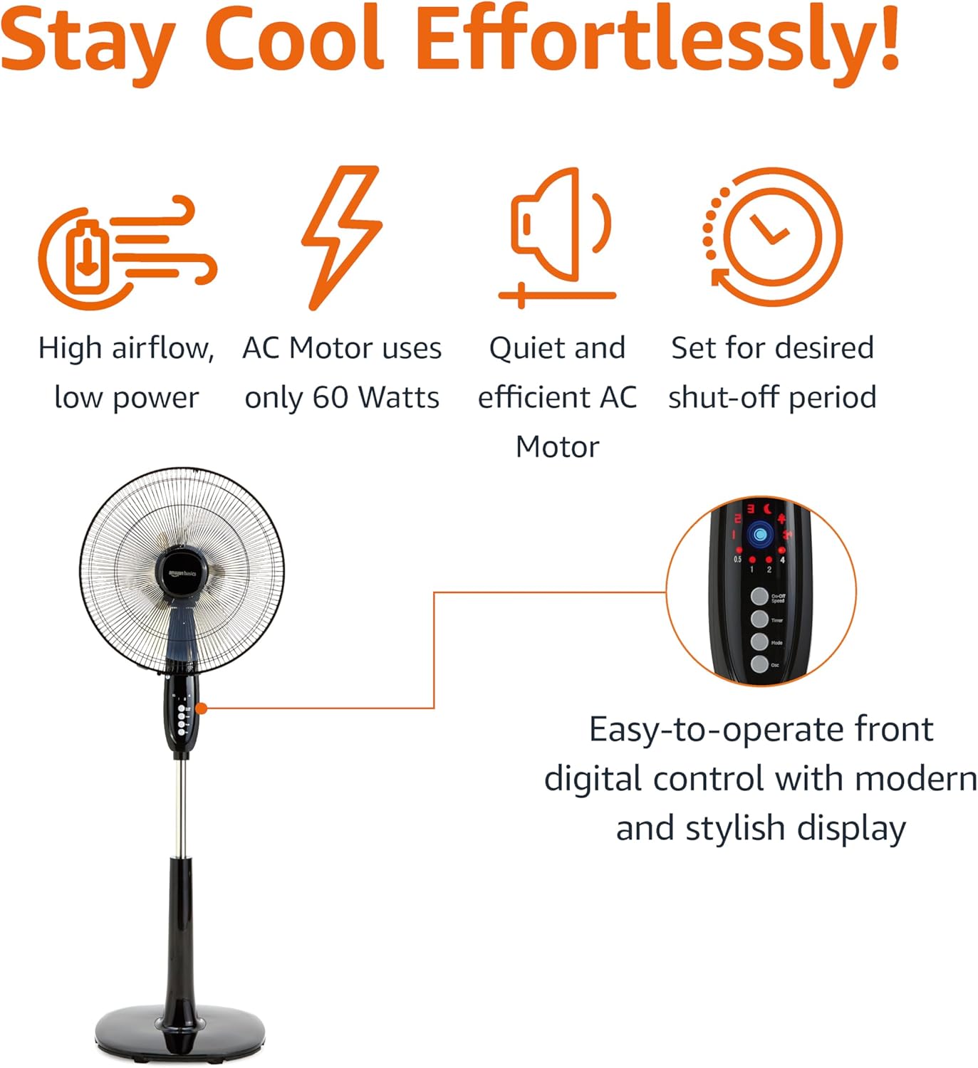 Pedestal Fan with Remote