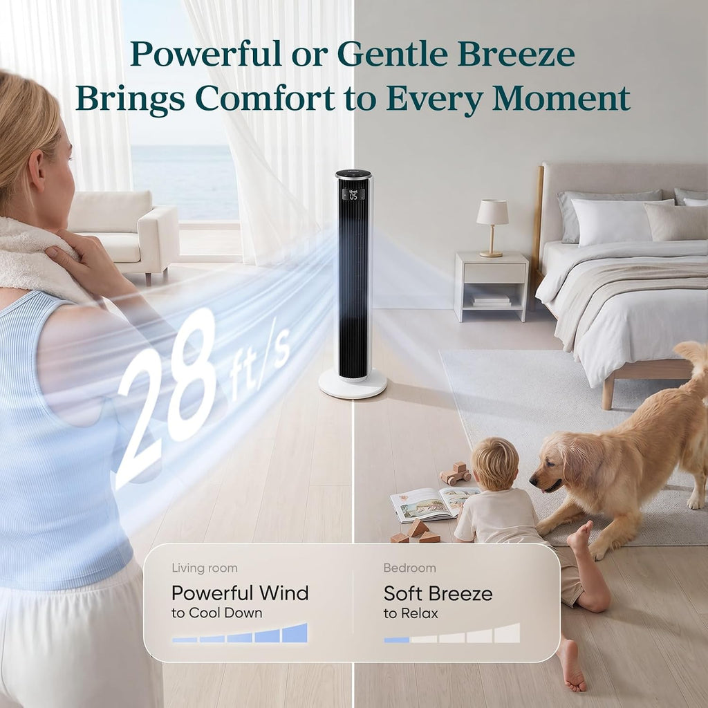 Standing Fan with 28dB