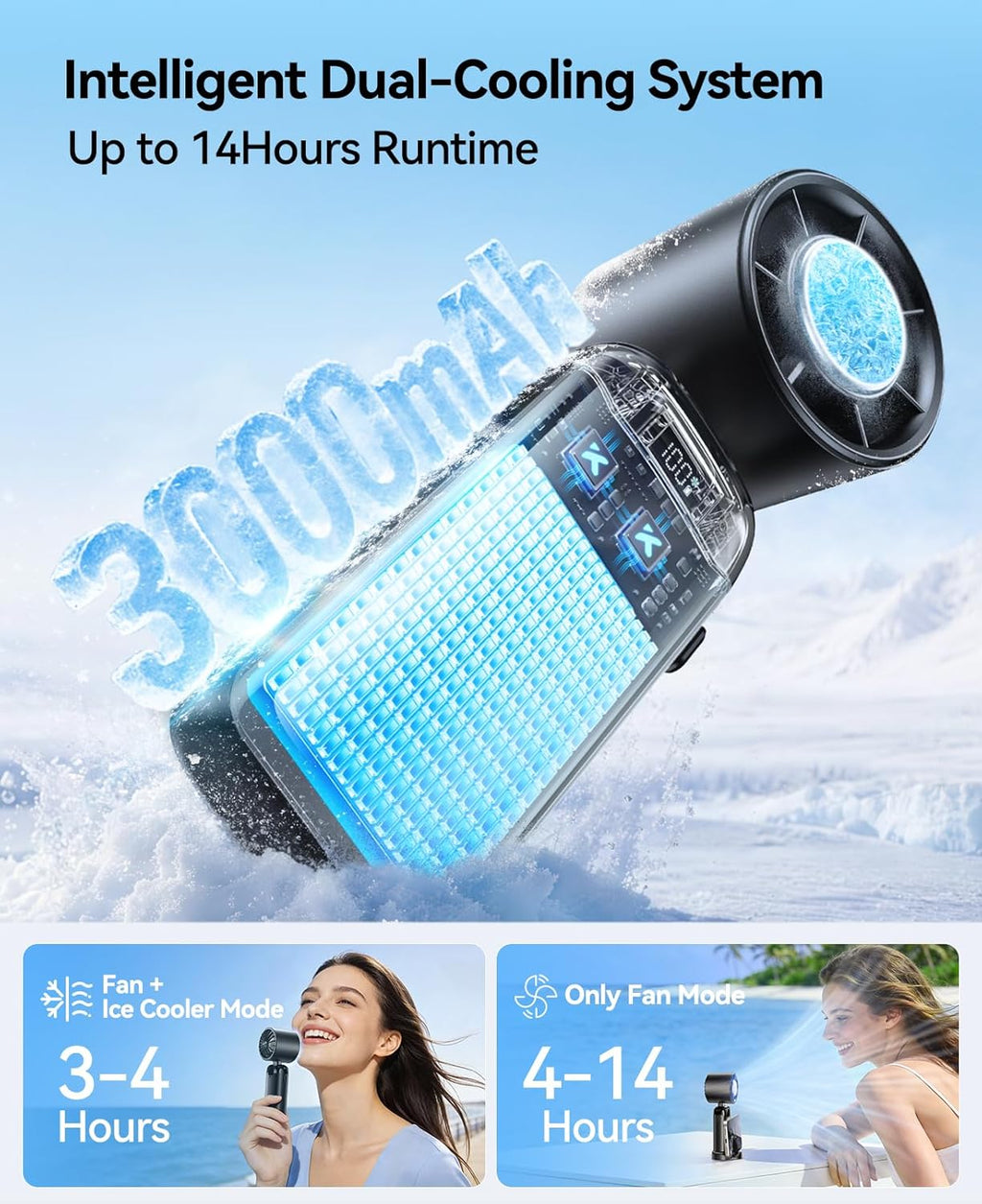 Turbo Fan with Ice Cooler