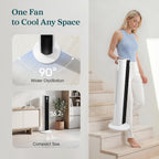 90ft Airflow, 20dB Quiet Fan