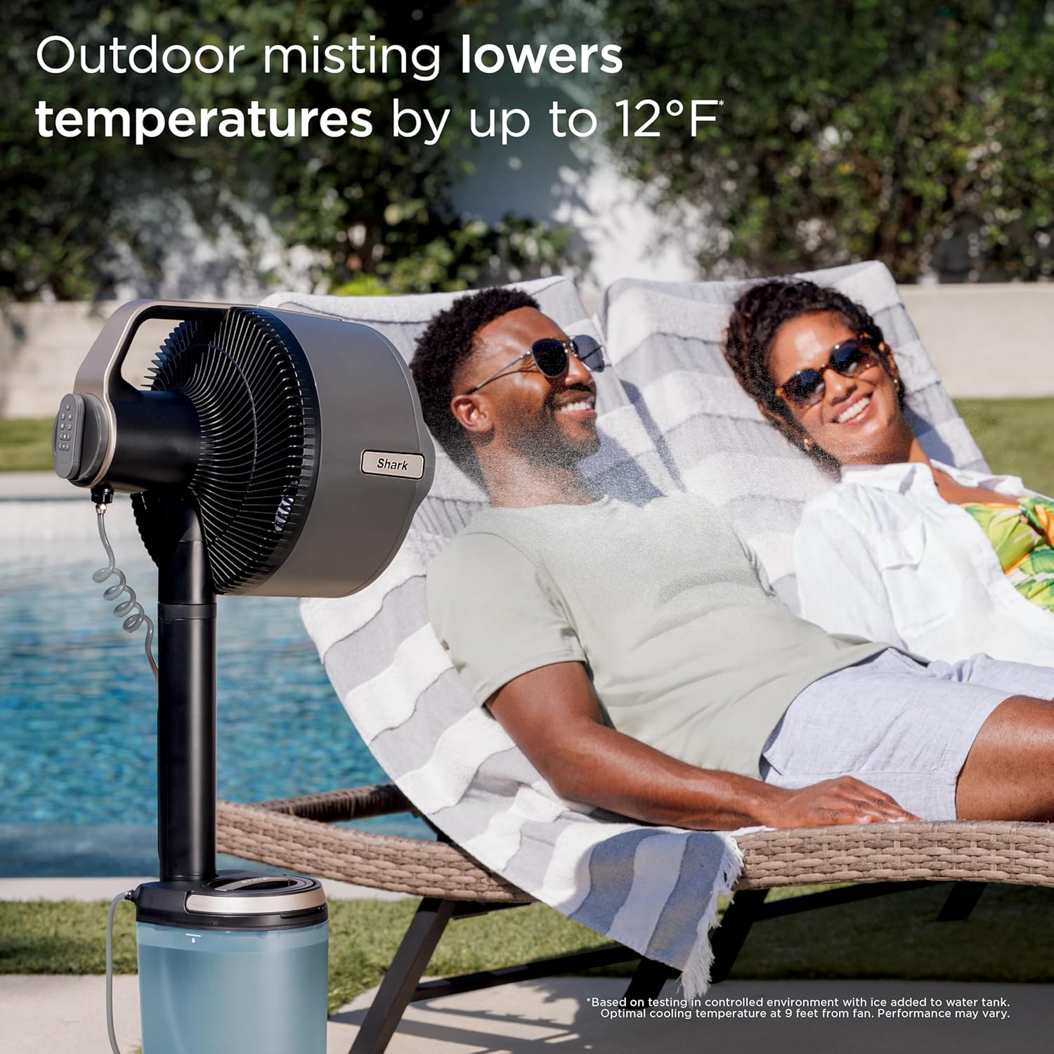 FlexBreeze Pro Mist Fan, Indoor & Outdoor