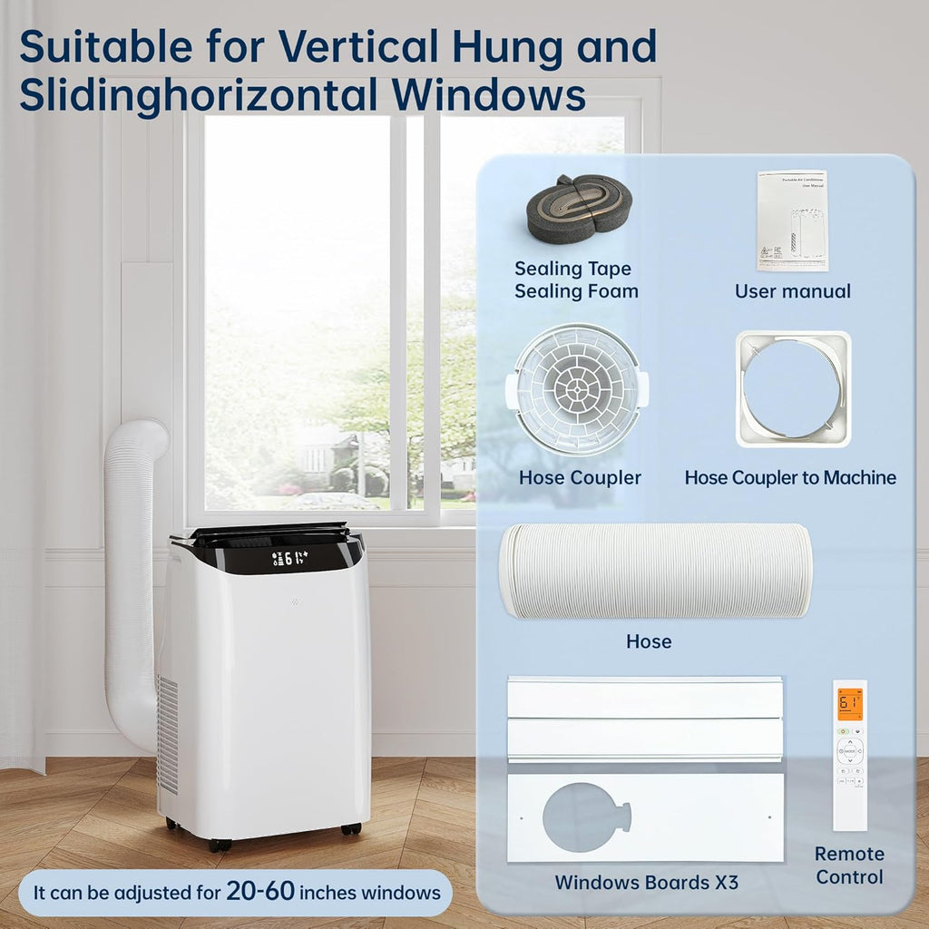 3-in-1 Free Standing Cooling AC Unit with Fan