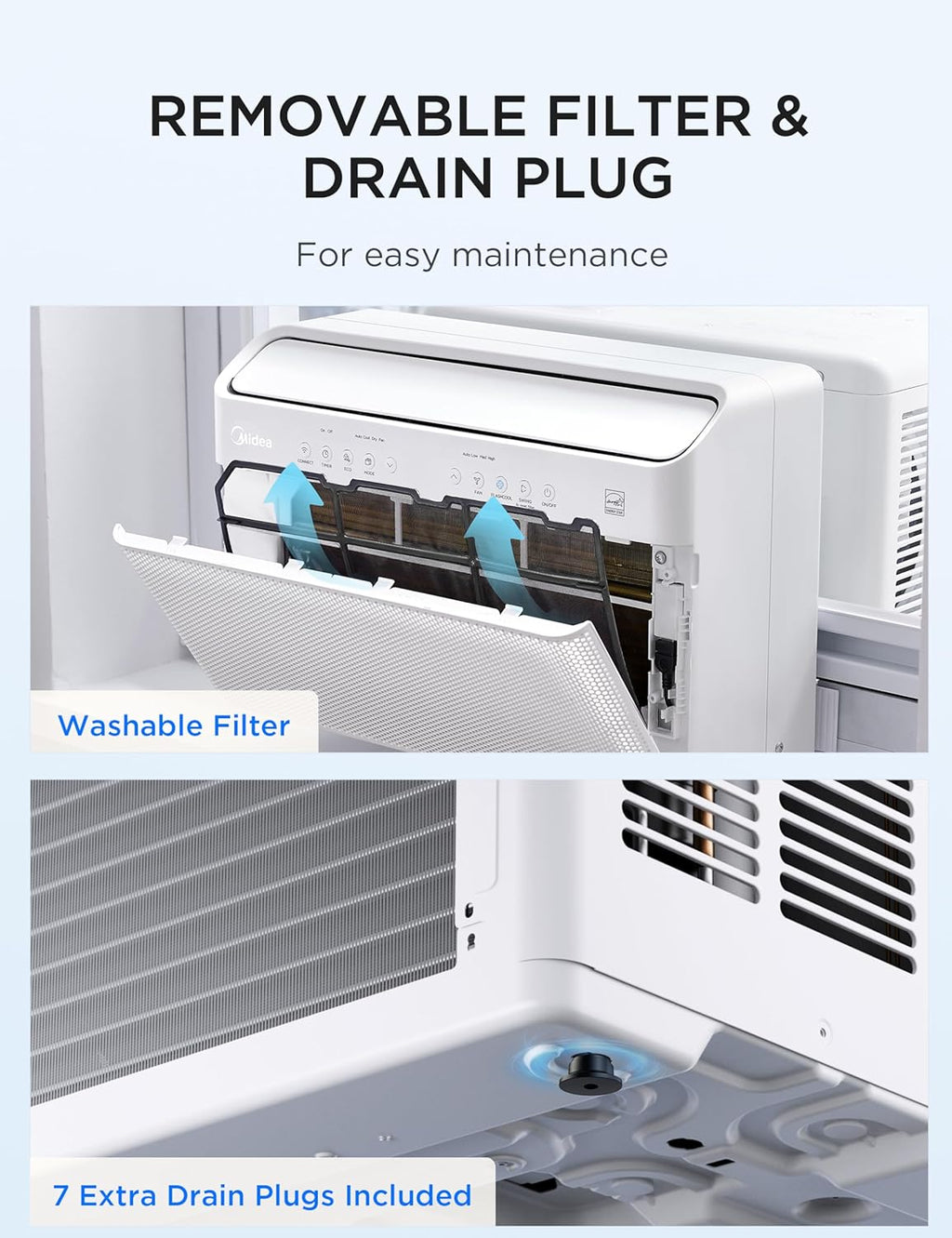 BTU U Shaped Smart Inverter Window