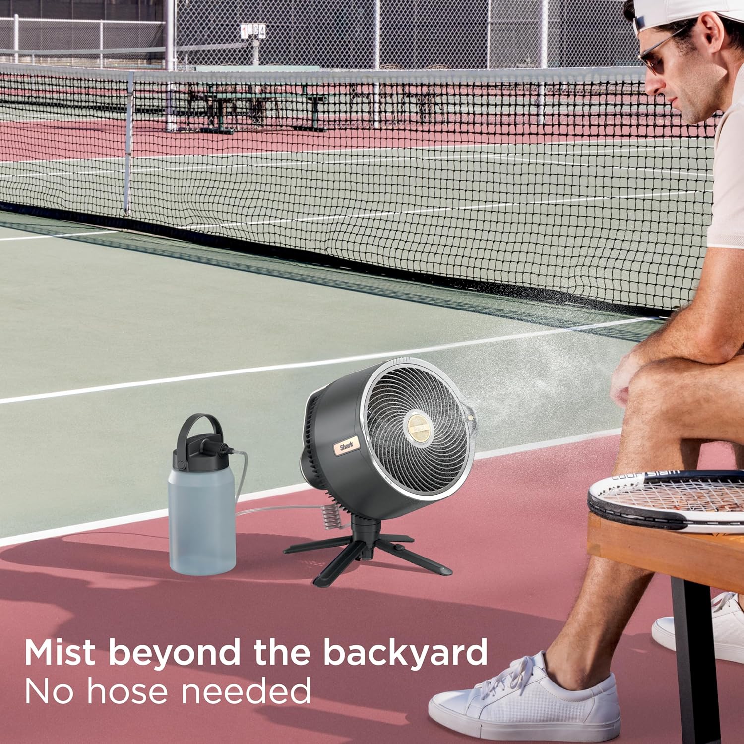 FlexBreeze Pro Mist Fan, Indoor & Outdoor